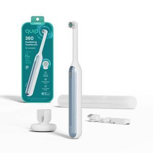 quip -  360 Oscillating Rechargeable Electric Toothbr White/Blue